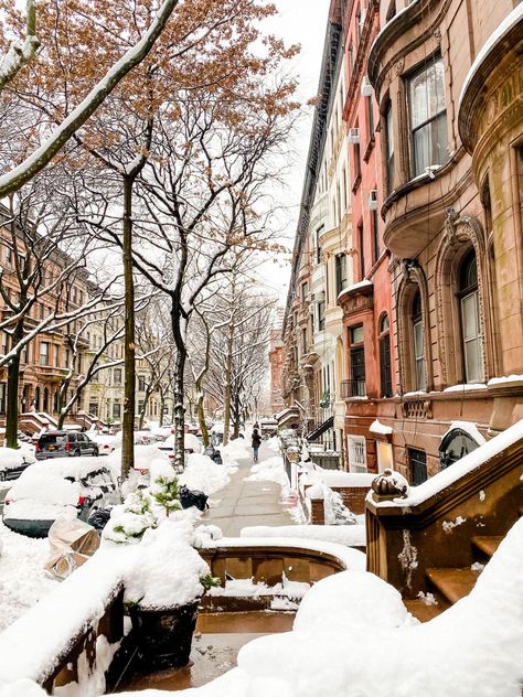 Snowy New York City, Snow In New York City, Snowy New York, Newyork Centralpark, Nyc Snow, New York Snow, 1980s Aesthetic, New York City Central Park, The First Snow