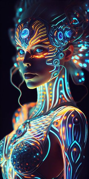 Neon Woman, Goddess Photoshoot, Candy Costumes, Arte Alien, Arrow Tv, Ghibli Artwork, Cyberpunk Aesthetic, Alien Concept Art, Razzle Dazzle