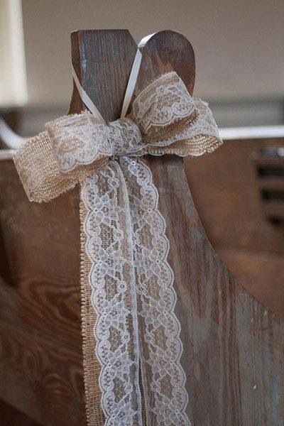 Isle runner Burlap Pew Bows, Pew Decorations, Rustic Wedding Colors, Rustic Wedding Decorations, Pew Bows, Burlap And Lace, Burlap Lace, Burlap Wedding, Burlap Bows