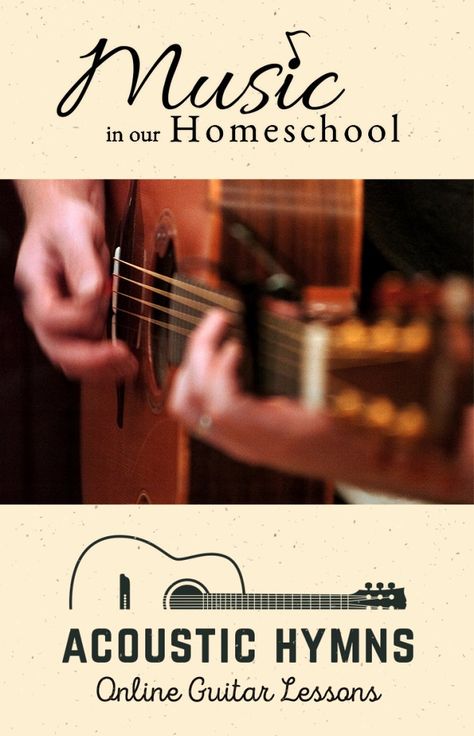 Acoustic Hymns Guitar Method Online Guitar Lessons by Blayne Chastain at MusicinOurHomeschool.com Homeschool Music Curriculum, Music Activities For Kids, Composer Study, Basic Guitar Lessons, Homeschooling Tips, Homeschool Music, Online Guitar Lessons, Online Music Lessons, Soul Care