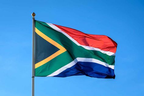 The National Flag of South Africa. South Africa Flag Aesthetic, Flag Aesthetic, South Africa Flag, South African Flag, Africa Flag, African Flag, Africa Do Sul, Flag Wall, National Flag