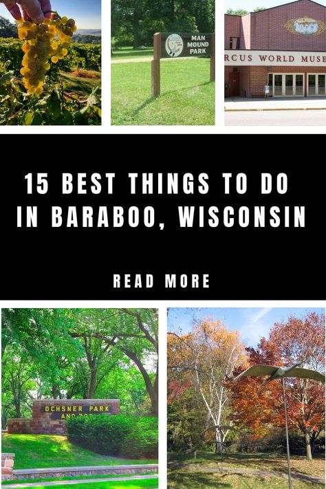 The largest city Sauk County in Wisconsin, offers a great travel adventure. Here are the best things to do in Baraboo, Wisconsin, that you should not miss. Baraboo Wisconsin Things To Do, Visit Wisconsin, Things To Do In Wisconsin, Baraboo Wisconsin, Sister Trip, Wisconsin Travel, Wisconsin Dells, Mirror Lake, Romantic Weekend