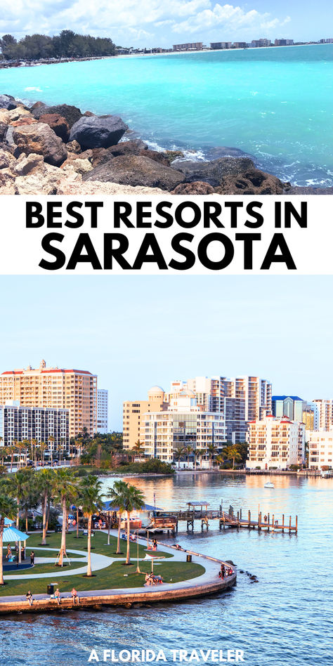 Want to stay at a nice resort in Sarasota Florida? Here are some of the top resorts to pick from. Best Beach In Florida, Miami City, Florida City, Orlando City, Amazing Places On Earth, Sarasota Florida, City Guides, Sarasota Fl, Best Resorts