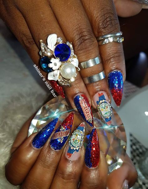 Independence nails Nail Art, Nails, Beauty