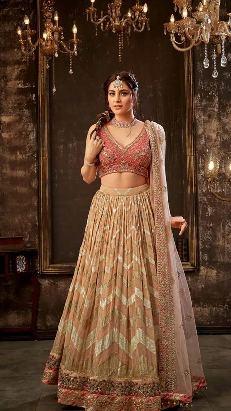 Preeta Arora, Lehenga Ideas, Girls Lehenga, Shraddha Arya, Designer Bridal Lehenga Choli, Indian Wedding Video, Halloween Backdrop, Designer Bridal Lehenga, Ladies Blouse Designs