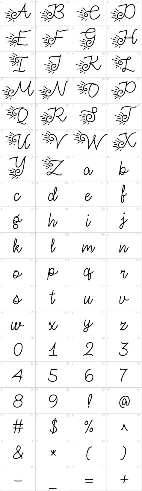 Fun Cursive Fonts, Fun Fonts To Draw Alphabet, Beach Fonts Alphabet, Summer Fonts Alphabet, Sun Alphabet, Fun Handwriting Fonts, Sun Font, Drawing Fonts, Cute Cursive Font