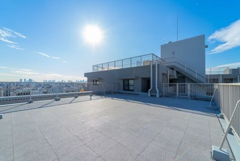 School Rooftop, Oboro Shirakumo, Bel Air Road, Conceptual Model Architecture, College Architecture, 귀여운 음식 그림, Korean School, Architecture School, School Interior