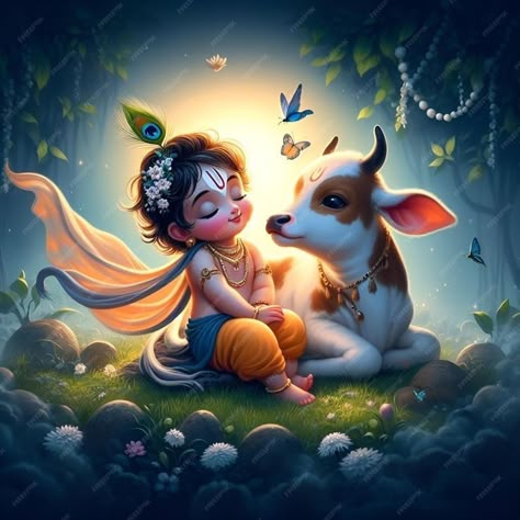 Little Krishna Images, Baby Radha Krishna Images, Little Kanha Ji Images, God Artwork, Cute Mobile Wallpapers, Pencil Sketch Images, Little Krishna, Lord Krishna Hd Wallpaper, Baby Krishna