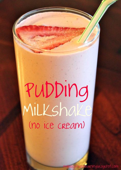 Milkshake No Ice Cream, Pudding Mix And Cool Whip, Dessert With Pudding, Pudding Milkshake, Ice Cream Keto, Cheesecake Fluff, Keto Pudding, Milkshake Recipe Easy, Cheese Pudding