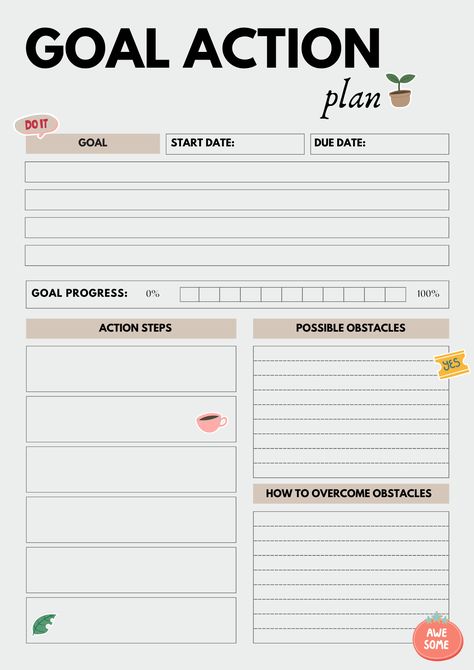 Goal Action Planner for you girl 💫 This form design to help you reach your goals . Stay tuned and follow for more ☘️ #goalplanner #goals #planner #journal #vision #manifestation #succesplan #selfimprovement Goals Planner Ideas, Monthly Prompts, Vision Manifestation, Energy Hacks, Prayer Journal Prompts, Weekly Reflection, Action Planner, Daily Planner Design, Bloc Note