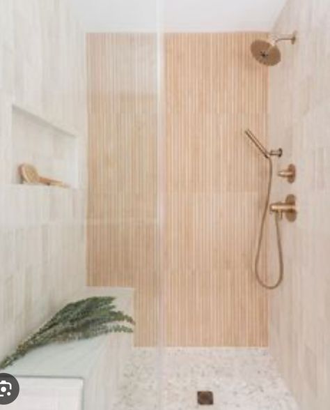 Kenridge Ribbon, Wood Tile Shower, Wood Tile Bathroom, Tile Backsplash Bathroom, Porcelain Bathroom, Matte Porcelain Tile, Spartanburg Sc, Tiny Bathrooms, Wood Look Tile