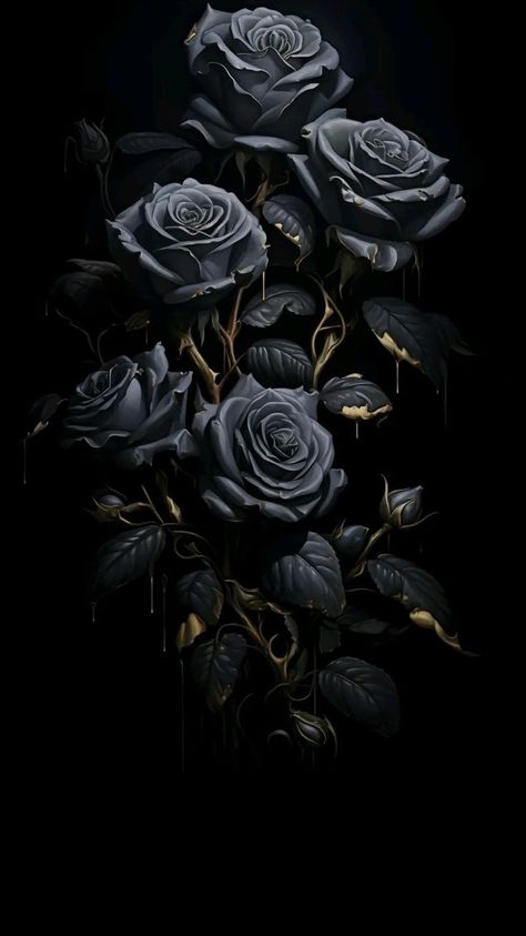 Gold Abstract Wallpaper, Tell Me About Yourself, Black Roses Wallpaper, Frames Design Graphic, Moody Vibes, Black Elegance, Dark Wallpapers, Floral Wallpaper Phone, Lovely Flowers Wallpaper