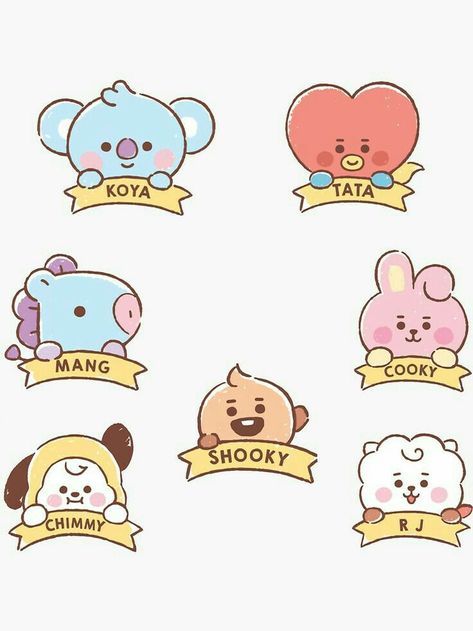 Bts Cake, V Chibi, Easy Cartoon Drawings, Tumblr Stickers, Scrapbook Stickers Printable, Kpop Drawings, Cute Cartoon Drawings, Bts Drawings, Cute Easy Drawings