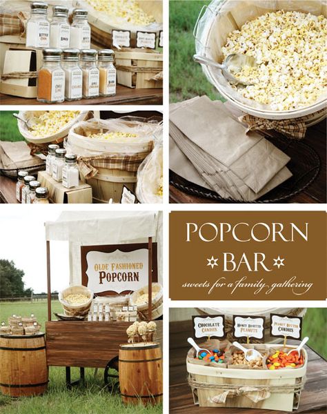 13 Incredible Graduation Party Ideas Popcorn Bar, Harvest Party, Party Buffet, Movie Party, Snacks Für Party, Ideas Party, Food Trucks, Wedding Food, Rehearsal Dinner