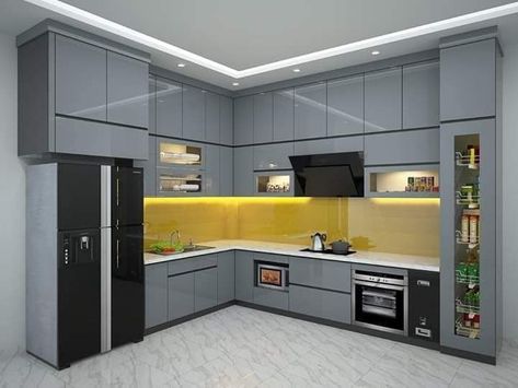 [Ad] T Bp G Cng Nghip Mdf Xanh Thi, Cnh Mdf Xanh Thi Ph Acrylic #acrylicmodularkitchendesign Acrylic Modular Kitchen Design, L Shaped Kitchen Interior, Latest Modular Kitchen Design, L Shaped Modular Kitchen, Latest Kitchen Designs, Kitchen Layout Plans, Kitchen Modular, Kitchen Cupboard Designs, Modular Kitchen Designs