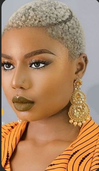 Amazing low cut hairstyles for stylish African ladies. - Stylish Naija Low Haircut For Ladies, Twa Afro, Straight Up Hairstyles, Juliana Pigs, Low Haircuts, Low Cut Hairstyles, Big Chop Natural Hair, Short Platinum Blonde Hair, Braided Mohawk Hairstyles