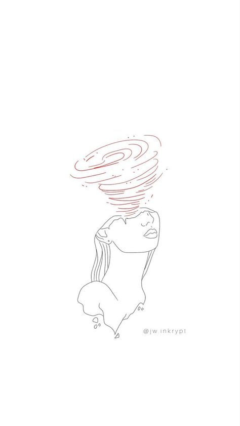 Simple Overthinking Drawings, Tattoo About Overthinking, Minimalist Tattoo Overthinking, Overthinker Tattoos For Women, Tattoos About Overthinking, Mind Tattoo Design, Tattoo Ideas Overthinking, Stop Overthinking Tattoo, Drawing About Overthinking