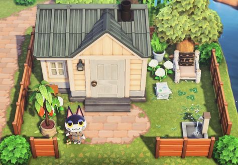 💙 Zofia 💙 on Instagram: “Punchy's mini yard 🌲💙 #newhorizons #animalcrossingnewhorizons #animalcrossingswitch #nintendoswitch #animalcrossingnh #animalcrossingfandom…” Animal Crossing Cafe, Cat Island, House Yard, Animal Crossing Villagers, Animal Crossing Game, Color Pallets, Animal Crossing, Gazebo, Outdoor Structures