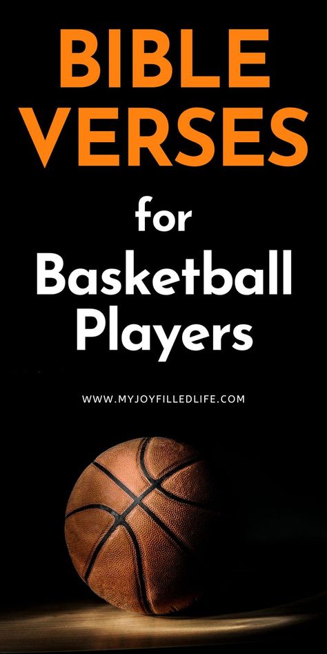 Stay motivated on and off the court with these 10 powerful Bible verses. Each scripture offers wisdom, strength, and encouragement for basketball players who want to play with faith and integrity. Basketball Captions, Inspiring Bible Verses, Powerful Bible Verses, Bible Passages, Christian Devotions, Boys Basketball, Basketball Girls, Bible Prayers, Inspirational Bible Verses