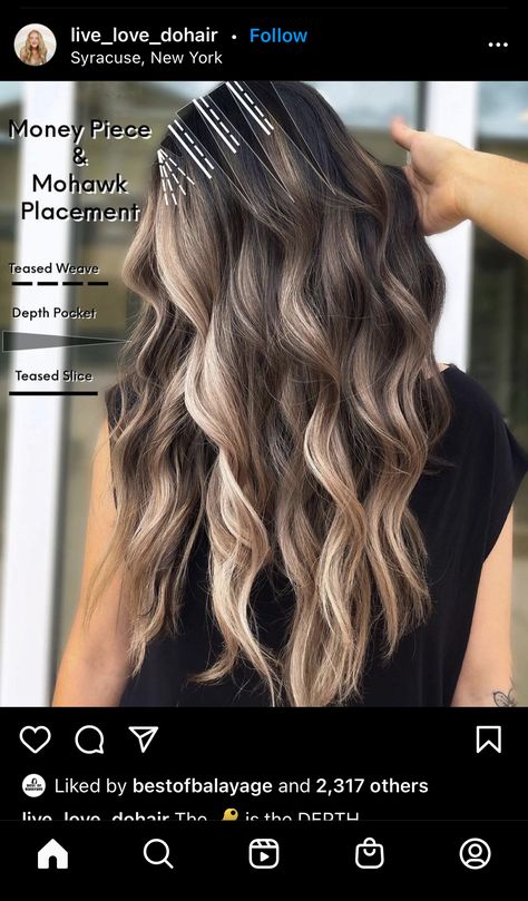 Redken Color Gels Brown Formulas, Level 6 Balayage, Redkin Eq Shades Formulas, Balayage Tutorial, Foil Placement, Hair Stylist Tips, Redken Color Gels, Hair Formulas, Grey Blending