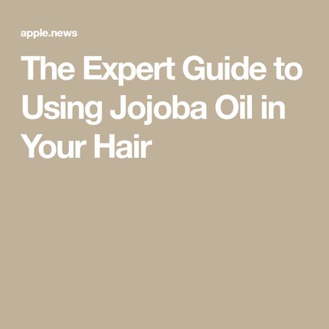 The Expert Guide to Using Jojoba Oil in Your Hair Oil Good For Hair, Jojoba Oil Hair, Overnight Hair Mask, Jojoba Oil Benefits, Healthy Heart Tips, Natural Hair Care Routine, Stop Hair Breakage, Overnight Hairstyles, Health Blogger