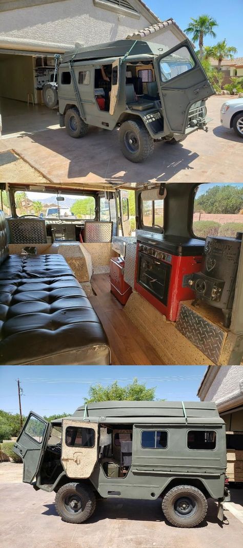 Mighty truck goes anywhere. Roll Out Bed, 55 Years Old, Overland Truck, Combi Volkswagen, Bug Out Vehicle, Campervan Life, Expedition Truck, Van Home, Truck Camping