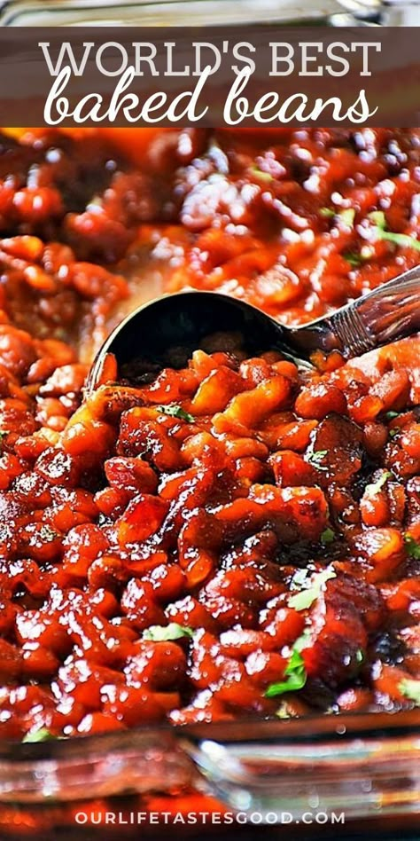 Spicy Baked Beans, Calico Baked Beans, Baked Bean Recipe, Southern Baked Beans, Cowboy Baked Beans, Simple Baked Beans Recipe, Best Baked Beans, Easy Baked Beans, Bbq Baked Beans