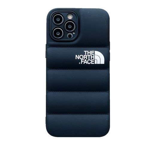 the_north_face_puffer_phone_case Mens Phone Case, Puffer Case, Northface Puffer, Nort Face, Iphone Case Photo, North Face Outfits, North Face Brand, The North Face Puffer, Stylish Iphone Cases