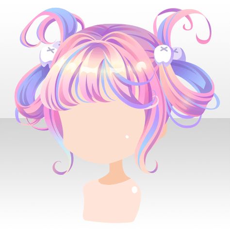 Limited Edition Fashion Pack/5th Half | CocoPPa Play Wiki | Fandom Cocopaplay Hair, Ref Hair, Cocoppa Play Hair, Cocoppa Hair, Short Blue Hair, Tea Wallpaper, Chibi Hair, Two Ponytails, Manga Hair