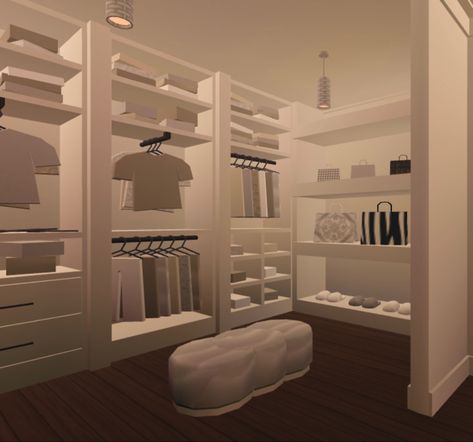 Bloxburg Basement Ideas Aesthetic, Secret Room Ideas In Bloxburg, Small Walk In Closet Ideas Bloxburg, Roblox Bloxburg Closet Ideas, One Floor Bloxburg House Ideas, Mountain House Ideas Bloxburg, Bloxburg Interior Ideas Laundry Room, Master Bloxburg Bedroom Ideas, 2 By 2 Bathroom Bloxburg