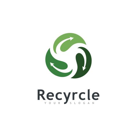 Environment Logo Design Ideas, Recycling Symbol Art, Recycling Company Logo, Recycled Logo Design, Diploma Pictures, Eco Graphic Design, Recycle Logo Design, Sustainability Logo, Recycling Illustration