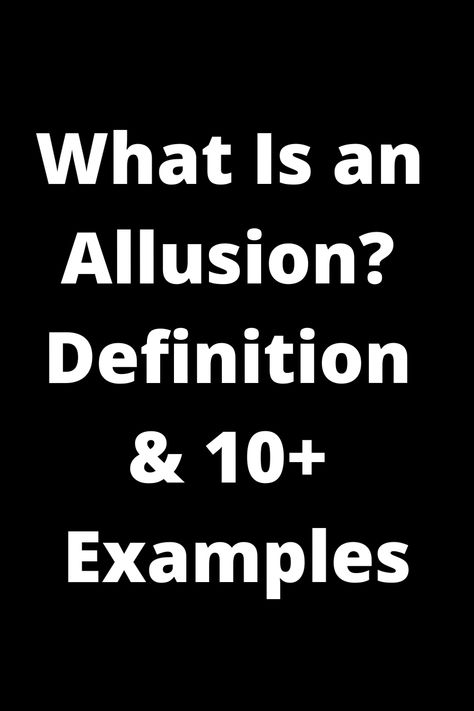 Explore the world of literary devices with our pin on "What Is an Allusion? Definition & 10+ Examples." Enhance your knowledge and writing skills by understanding how allusions add depth and meaning to texts. From classic literature to contemporary works, learn how authors incorporate allusions effectively. Check out our pin for insightful examples and explanations that will inspire your next reading or writing project. Suitable for both students and writers looking to elevate their craft! Allusion Examples, Literary Devices, Context Clues, Writing Project, Classic Literature, Explore The World, Writing Skills, Authors, Writers