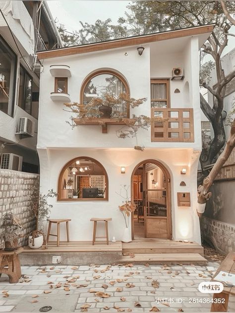 Small House Design Architecture, Tiny House Exterior, Cafe Shop Design, Casas The Sims 4, House Arch Design, Culture Magazine, Design Objects, Dream Cottage, Dream House Rooms