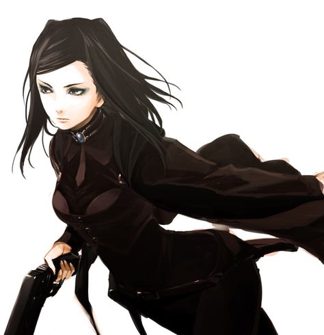 /Re-l Mayer/#308623 - Zerochan Re L Mayer, Ergo Proxy, Re L, Long Black Hair, An Anime, Long Black, Anime Character, Black Hair, A Woman