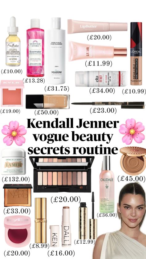 Kendall Jenner vogue beauty secrets #kendalljenner #vogue #voguebeauty Kendall Jenner Makeup Products, Kendall Jenner Beauty Secrets, Kendall Jenner Vogue Beauty Secrets, Kendall Makeup, Lumi Loreal, Kendall Jenner Makeup Tutorial, Kendall Jenner Vogue, Celebrities Makeup, Vogue Beauty Secrets