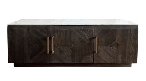 Coaster Kitchen & Dining Dennis 3-door Marble Top Dining Sideboard Server White and Tobacco Grey thumb Dining Sideboard, Sideboard Grey, Serve Ware, Loveseat Living Room, Formal Dining Tables, Home Office Storage, Coaster Furniture, Wood Sideboard, Checkerboard Pattern