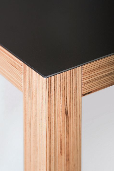 Laminated Veneer Lumber from BauBuche Can Carry Heavy Loads | Woodworking Network Laminated Wood Furniture, Clapham House, Ply Furniture, Plywood Coffee Table, Laminated Veneer Lumber, Woodworking Clamps, Birch Ply, Plywood Furniture, Teds Woodworking