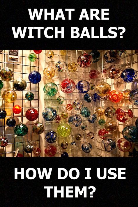 What are Witches Balls?- #Balls #Witches Check more at https://howcandothis.com/diyideas/what-are-witches-balls/ Yule Witch Ball Glass Ornaments, Glass Balls Hanging, Glass Witch Balls, How To Make A Witch Ball, Witch's Ball Diy, Diy Crystal Ball Stand, Diy Witch Ball, Crystal Crafts Diy Projects, Witches Balls Diy