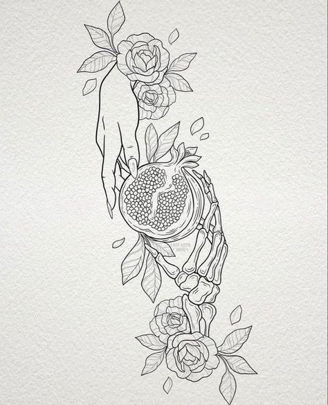 Persephone Tattoo, Hades Tattoo, Sleeve Inspiration, Bookish Tattoos, Tattoos Men, Greek Mythology Tattoos, Tattoo Zeichnungen, Goddess Tattoo, Mythology Tattoos