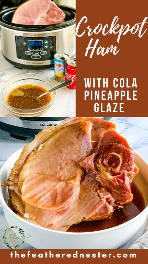 Slowcooker Ham, Pineapple Ham Crockpot, Easy Crockpot Ham, Thanksgiving Ham Recipes, Ham Recipes Healthy, Easy Ham Recipes, Crock Pot Ham, Ham Recipes Crockpot, Healthy Ham