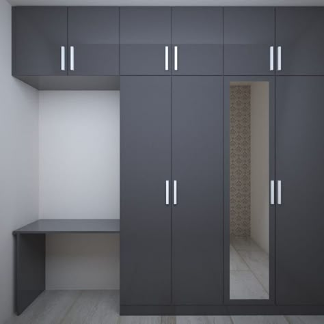 Beautifully designed wardrobe with study unit has elegant color combinations.. . . . #interiordesigner #insta #design #instlove #beautifull… Elegant Color Combinations, Insta Design, Wardrobe Laminate Design, Sliding Door Wardrobe Designs, Wall Wardrobe Design, Modern Cupboard Design, Wardrobe Door Designs, Living Room Tv Unit Designs, Bedroom Cupboard Designs