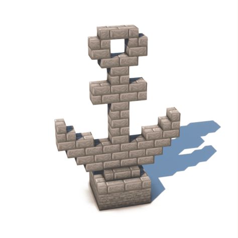 Anchor Lighthouse Build Minecraft, Minecraft Lighthouse Tutorial, Lighthouse Minecraft Ideas, Minecraft Anchor, Minecraft Beacon Builds, Minecraft Lighthouse Medieval, Minecraft Lighthouse Ideas, Minecraft Beacon Ideas, Minecraft Harbor