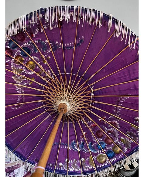 Add a pop of vintage charm to your summer look with our hand-painted 1930s patterned floral parasol 💜☂️ Perfect for festivals, garden parties, or a stylish stroll. Get yours now for only £75.00! ✨ #vintage #parasol #summerstyle #handpainted #floral #1930s #purple #accessories #fashion #uniquefind Vintage Parasol, Stock List, Purple Accessories, Instagram Add, Garden Parties, Get Yours Now, Accessories Fashion, Summer Look, Vintage Boutique