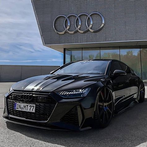 Audi Rs7 Sportback, Audi Sports Car, Rs7 Sportback, Dream Cars Audi, Luxury Cars Audi, Black Audi, Top Luxury Cars, Lux Cars, Audi Sport