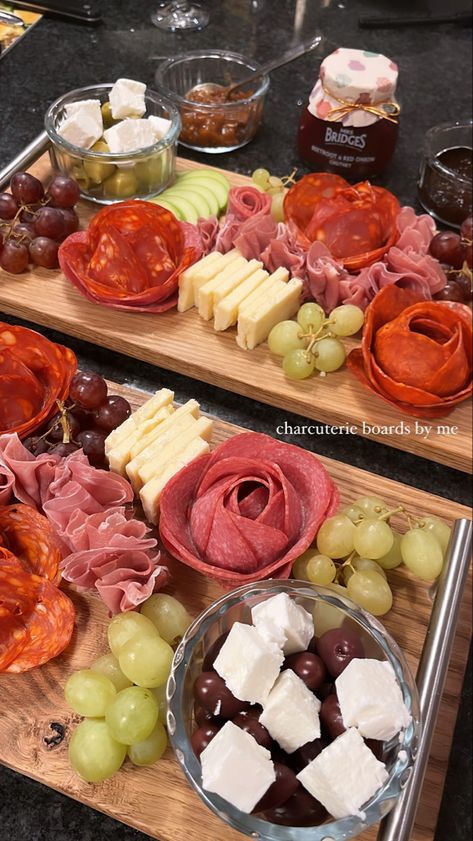 Charcuterie board, meats, cheeses, food, feta, olives, grapes, apples, french, ham, salami, food board Charcuterie Board Meats, Food Board, Charcuterie Board, Feta, Apples, Grapes