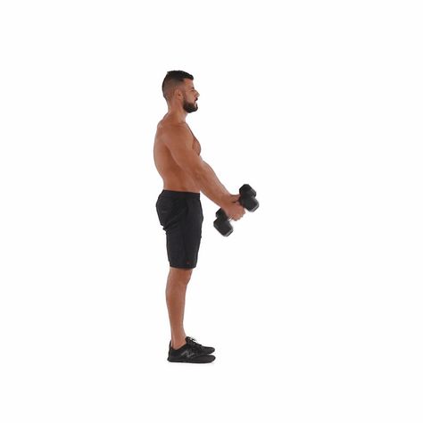 Boxercise Workout, Dumbbells Workout, Deltoid Workout, Spartacus Workout, Shoulders Workout, Fitness Studio Training, Dumbell Workout, Front Raises, Men's Health Fitness