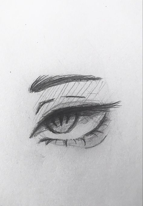 Cat Eyes Drawing, Girl Eyes Drawing, Easy Eye Drawing, Cute Eyes Drawing, Eye Drawing Tutorials, 그림 낙서, Eye Sketch, Seni Dan Kraf, Art Tools Drawing