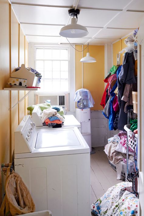 Old Laundry Room, Laundry Room/mudroom, Mudroom Makeover, Hudson Homes, Farmhouse Renovation, Blue Accents, Country Living, Laundry Room, Room Makeover