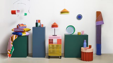 "Surprising colour combinations" define Raw Color's IKEA collection Styl Hampton, Ikea New, Raw Color, Colorful Space, Design Del Prodotto, London Design, Dutch Design, Eindhoven, Colorful Furniture