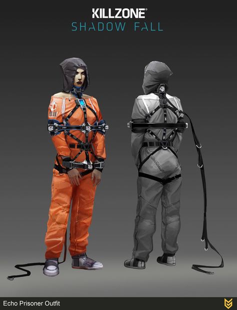 ArtStation - Echo prisoner outfit, Ilya Golitsyn Prisoner Outfit, Female Prisoner, Prison Outfit, Outfit Anime, Villain Character, U Bahn, Cyberpunk Character, Concept Art Character, Cyberpunk Art